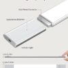 Battery Operated Lights Motion Sensor Light Wireless Rechargeable