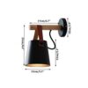 Illuminate Any Space with Ease: 2-Pack Nordic Style Battery-Operated Wall Sconces for Wireless Indoor Lighting