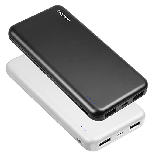 ENEGON 2-Pack Portable Power Bank 10000mAh