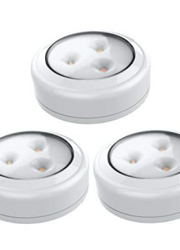 Wireless LED Puck Light 3 Pack Battery Powered Lights