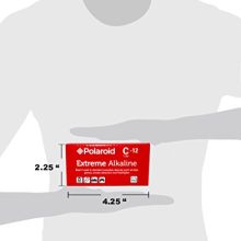 Polaroid 1.5V LR14 C Cell Size Batteries