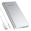 20W PD & QC 3.0 10000mAh Portable Charger – Slim Fast Charging Power Bank for iPhone 12, iPhone 11, Samsung & More