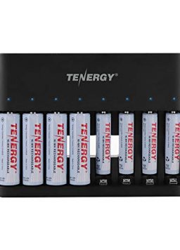 8-Bay Fast Charger for NiMH/NiCD AA AAA Rechargeable Batteries