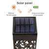 MAGGIFT 6 Pack Outdoor Dual-use Solar Pathway Lights