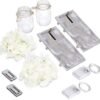 Rustic Elegance with Mason Jar Wall Lights - Set of 2 LED Sconces, Perfect for Farmhouse Decor, Battery-Powered with Remote Control
