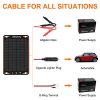 Keep Your 12V Battery Charged – Portable 5W Solar Battery Maintainer & Trickle Charger