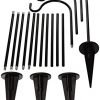 Shepherd's Hooks Garden Stakes, Set of 4