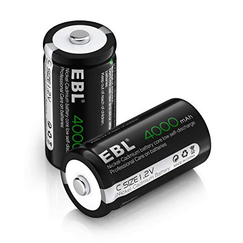 EBL Rechargeable C Battery High Performance