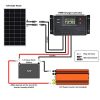WEIZE 100 Watt 12 Volt Solar Panel Starter Kit