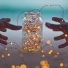 Glowing Warmth: Solar String Lights 2-Pack - 33 Feet of Magical Fairy Lights for Patio, Garden, and Parties with 8 Enchanting Modes