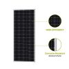 Newpowa 200W Monocrystalline Solar Panel - High-Efficiency 12V PV Module for RV, Marine, Boat & Off-Grid Systems 🌞🔋
