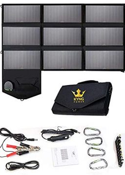 KYNG 60W Portable Solar Panel Charger Foldable Power