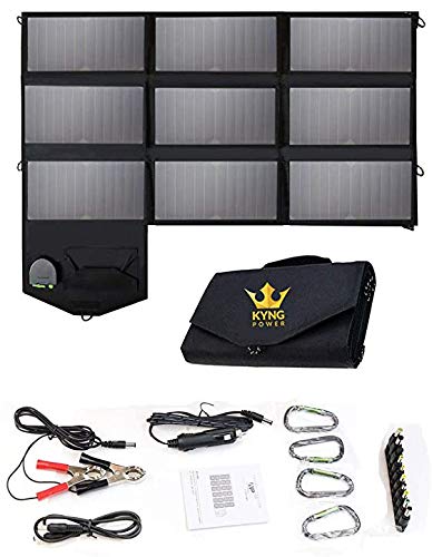 KYNG 60W Portable Solar Panel Charger Foldable Power