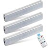 Rechargeable LED Closet Light with Remote Control – 20 LEDs, Stick-On Light Bar 3-Pack