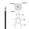 One Black Solar Extension Cable