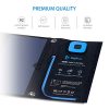 BigBlue 28W Solar Charger with Digital Ammeter