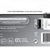 VitPro 4 Pack 9 Volt Performance All-Purpose Alkaline Batteries