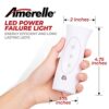 Emergency Lights For Home Power Failure Light and Plug In Flashlight Combo