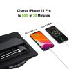 Stay Powered Anywhere: Paxcess 60W Foldable Solar Panel with USB QC 3.0 & Type-C for Off-Grid Adventures