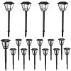 Maggift Vintage Solar Pathway Lights, 4 Pack