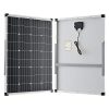 100 Watt 12 Volt Portable Monocrystalline Solar Panel
