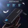 [2 Pack] INIU Portable Charger, Slimmest, Lightest Triple 3A USB