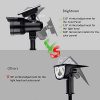 Solar Spot Lights Outdoor - 2 Pack, 360° Rotation, Waterproof, Warm White, for Garden, Flag Pole, Patio, Yard, Tree
