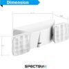 White Emergency Lighting Battery Backup