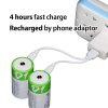 USB D Lithium ion Rechargeable Battery