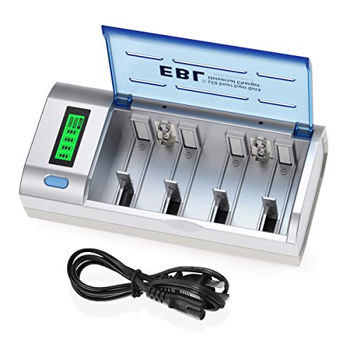 EBL Smart Battery Charger with Discharge Function