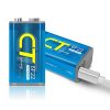 USB Rechargeable 9V Batteries with Micro USB Charging Port