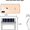 Otdair Solar Powered Step Lights, 12 Pack