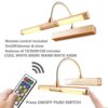 Illuminate Your Art: Wireless Picture Light with Rotatable Tube and Remote Control