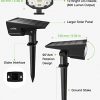 LITOM 12 LEDs Solar Landscape Spotlights