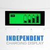 Rechargeable AA and AAA Battery Charger with LCD Display - Efficient Charging for Game Controllers, Toys, and More