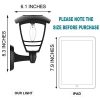 Maggift Vintage Solar Pathway Lights, 4 Pack