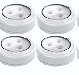 LED Puck Light 6 Pack with Remote