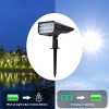 Ketive 15 LEDs Landscape Spotlights Outdoor Solar Powered