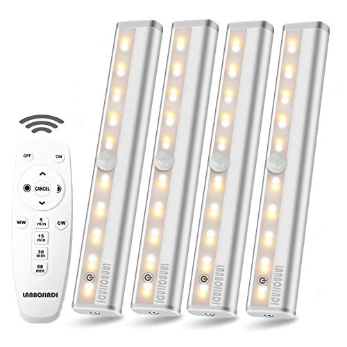 Battery Operated Lights 4 Pack with Remote