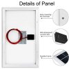 ECO-WORTHY 10W 12V Waterproof Solar Panel Charge kit