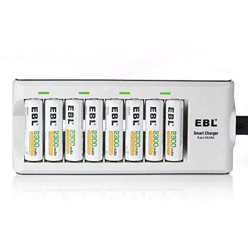 EBL Rechargeable AA Batteries 2300mAh Long Lasting