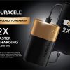 Duracell 10050 mAh Rechargeable Powerbank - 3-Day Portable Charger for iPhone, iPad, Android, and More