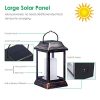 Solar Lanterns: Flickering Flames and Vintage Elegance for Outdoor Ambiance