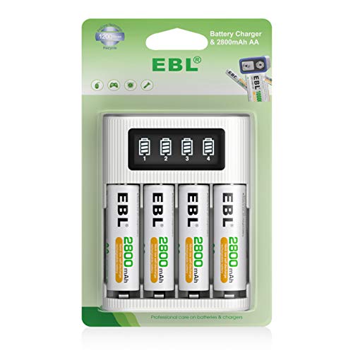 Rechargeable Batteries Charger for AA AAA