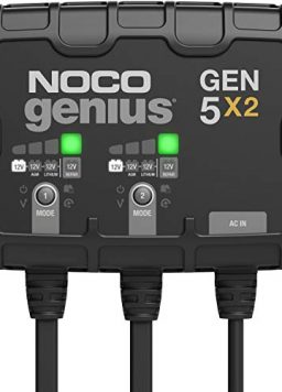 NOCO Genius GEN5X2, 2-Bank, 10-Amp (5-Amp Per Bank)