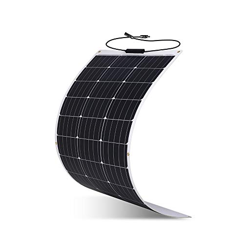 HQST Flexible Solar Panel, 100 Watt 12 Volt Monocrystalline