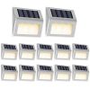 Otdair Solar Powered Step Lights, 12 Pack