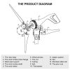 ECO-WORTHY 800 Watts 24V Solar Wind Turbine Generator Kit