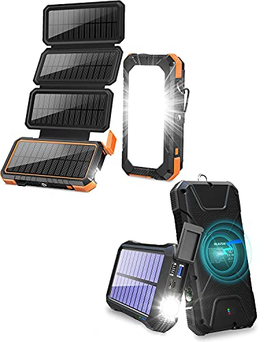 20,000mAh Fast Solar Charger for Indoor Use