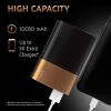 Duracell 10050 mAh Rechargeable Powerbank - 3-Day Portable Charger for iPhone, iPad, Android, and More